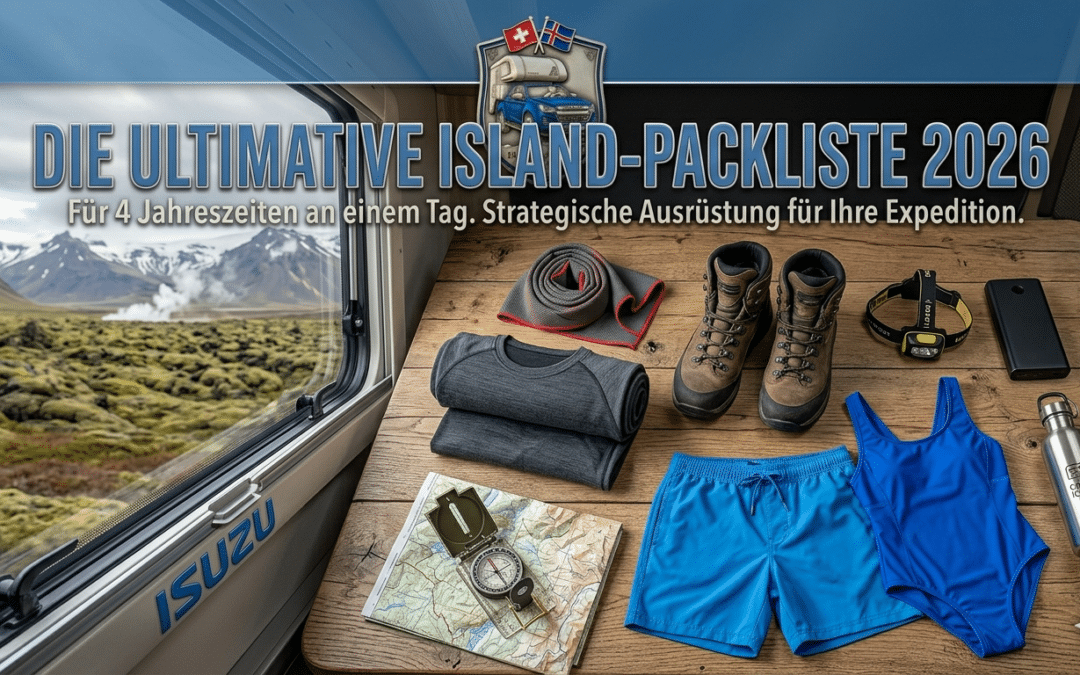 🎒 Packliste Island 2026: Zwischen Gletscher und Geysir