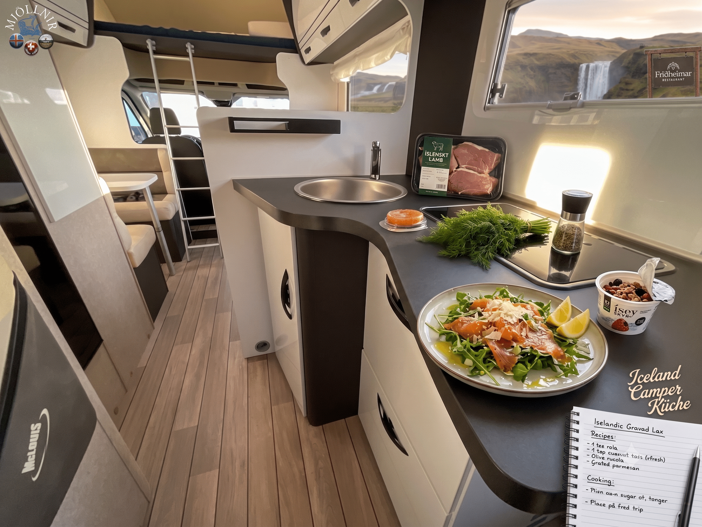 Island Camper Mieten: Ihr Familienbetrieb Mit Eigener Station 3 Island Camper Küche